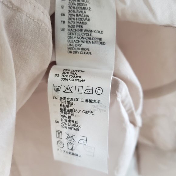 H&M Ruffle Collar Button Down Shirt - Picture 4 of 8